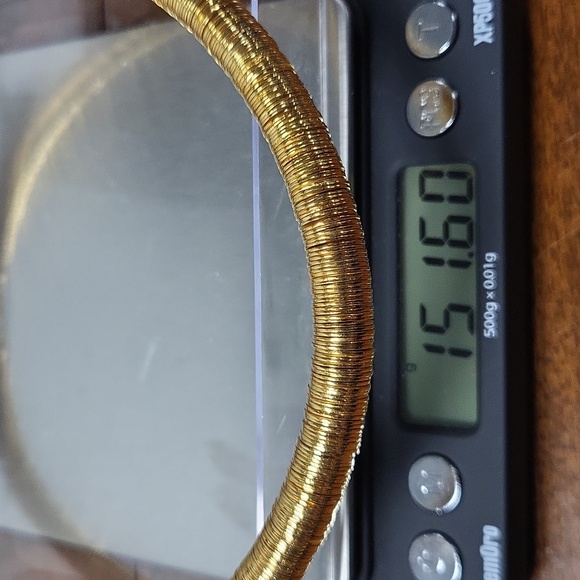 MMA Egyptian Gold Disc Necklace - Picture 7 of 10